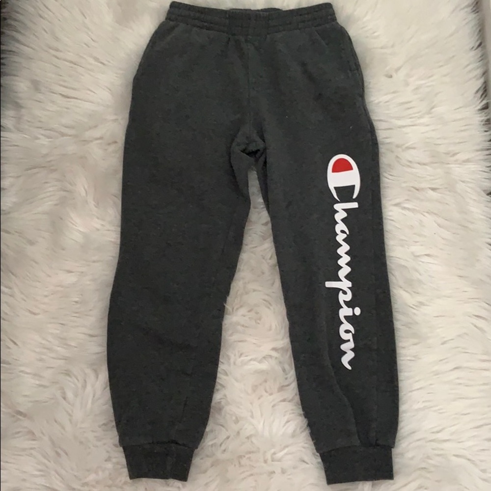 Champion power blend fleece logo joggers